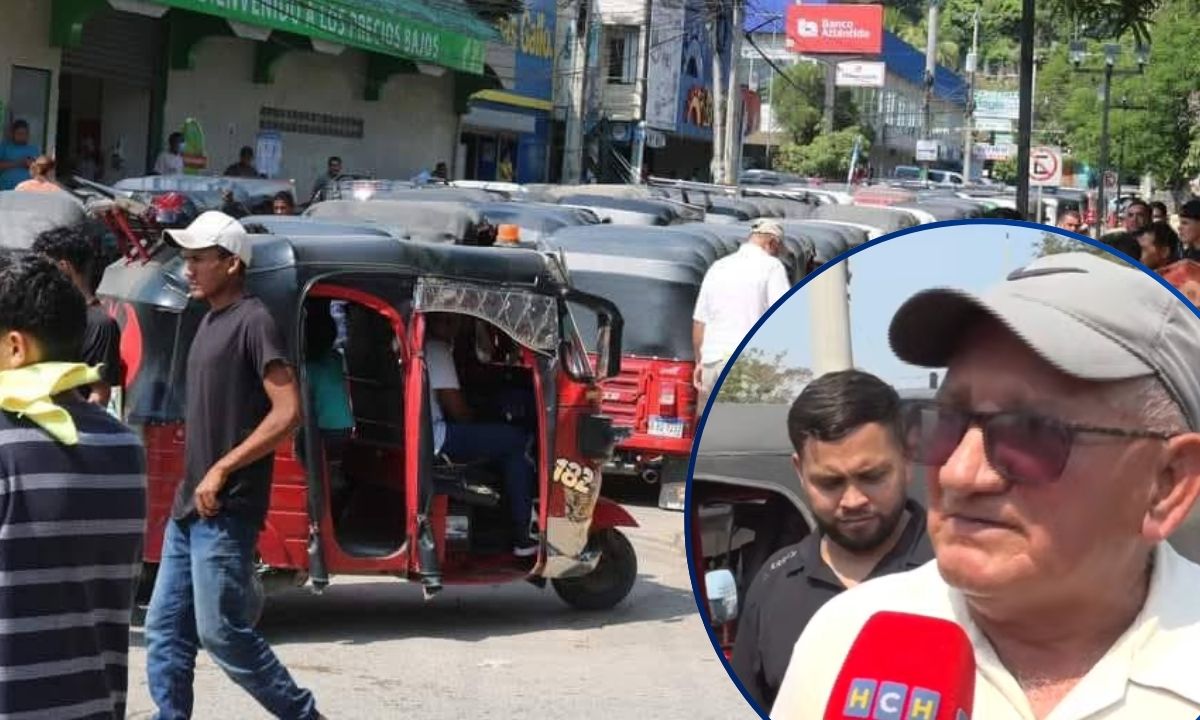 Mototaxistas de Villanueva protestan y exigen regulación de cientos de unidades “pandas”