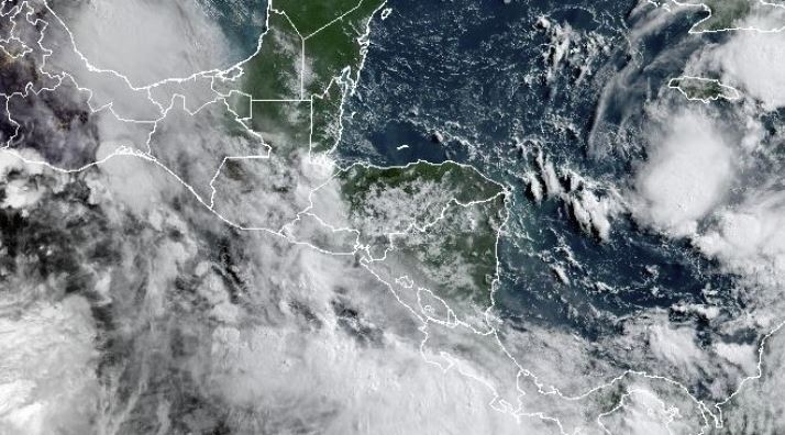 Depresión tropical provocará lluvias intensas en todo el país