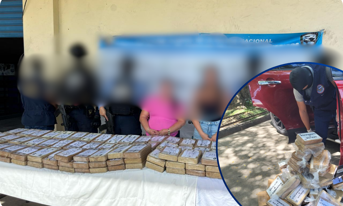 Golpe al narcotráfico: decomisan 154 paquetes de cocaína presunta ocultos en una camioneta en Choluteca
