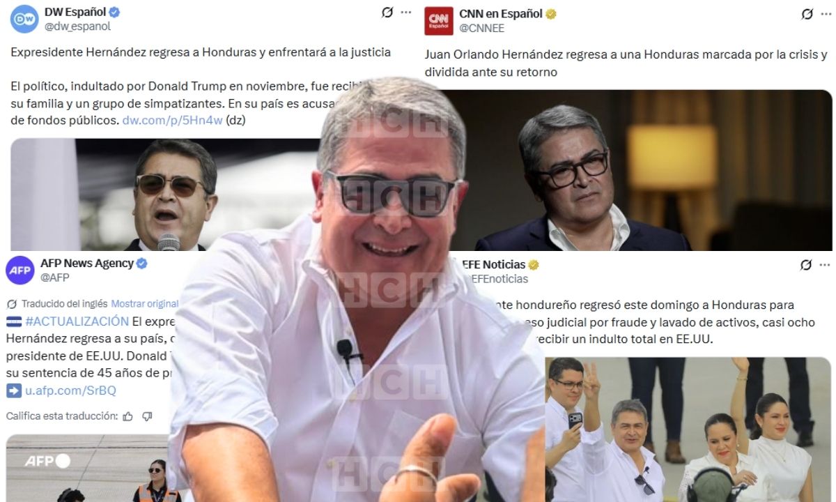 Reacciones mundiales ante el regreso de Juan Orlando Hernández a Honduras