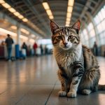 Una gata desapareció en un aeropuerto y apareció dos meses después a 600 kilómetros de ahí