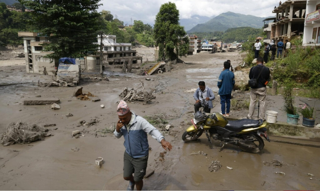 Inundación en Nepal