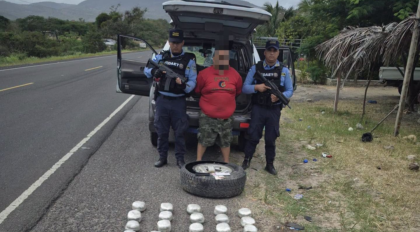 DAET busca al alias “El Gordo” vinculado a un cargamento de droga en la carretera hacia Olancho