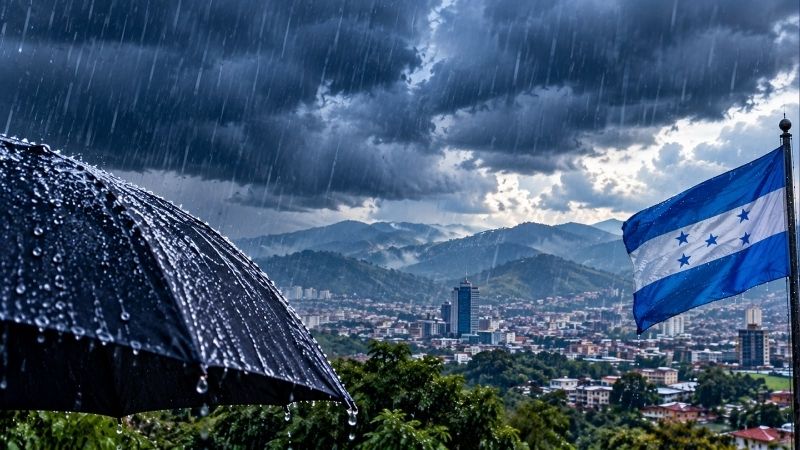 Lluvias intensas este viernes cubrirán gran parte de Honduras