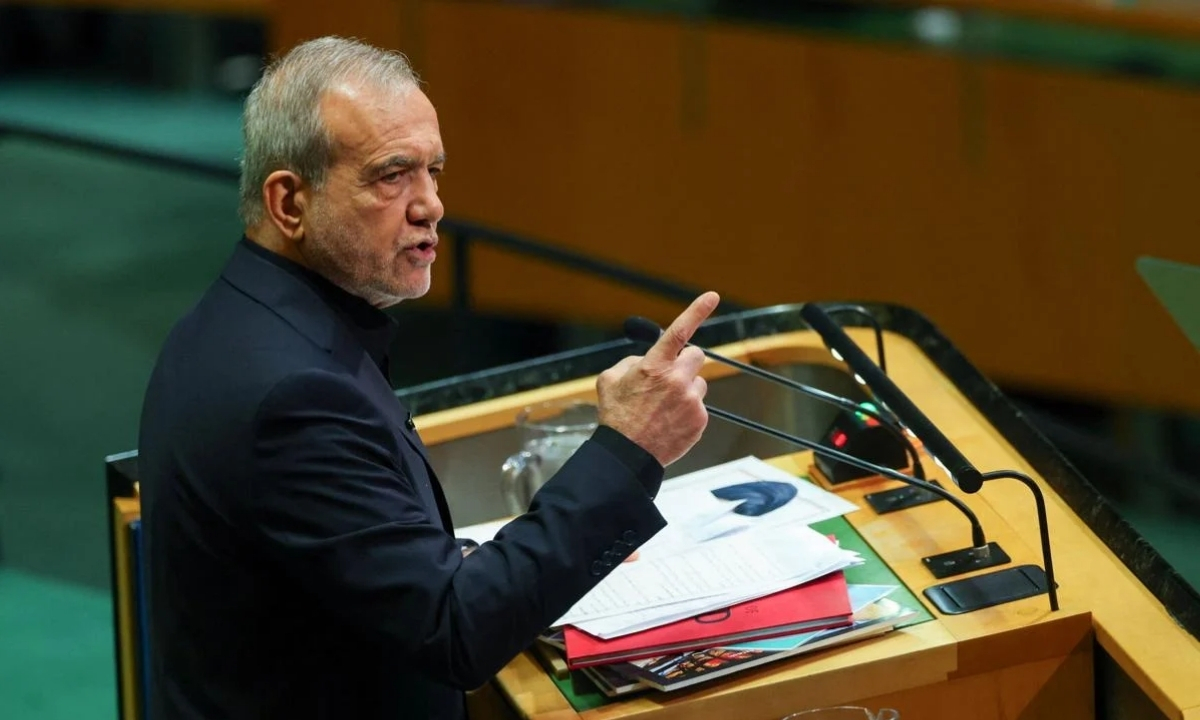 Pezeshkian defiende el programa nuclear iraní ante la ONU y desmiente señalamientos de terrorismo