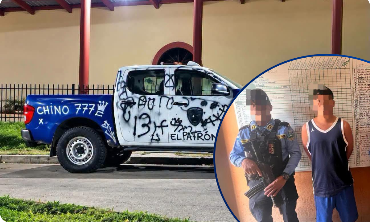 Detienen a un hombre por presunta rayadura en Opatoro, La Paz; la patrulla no era un cuaderno