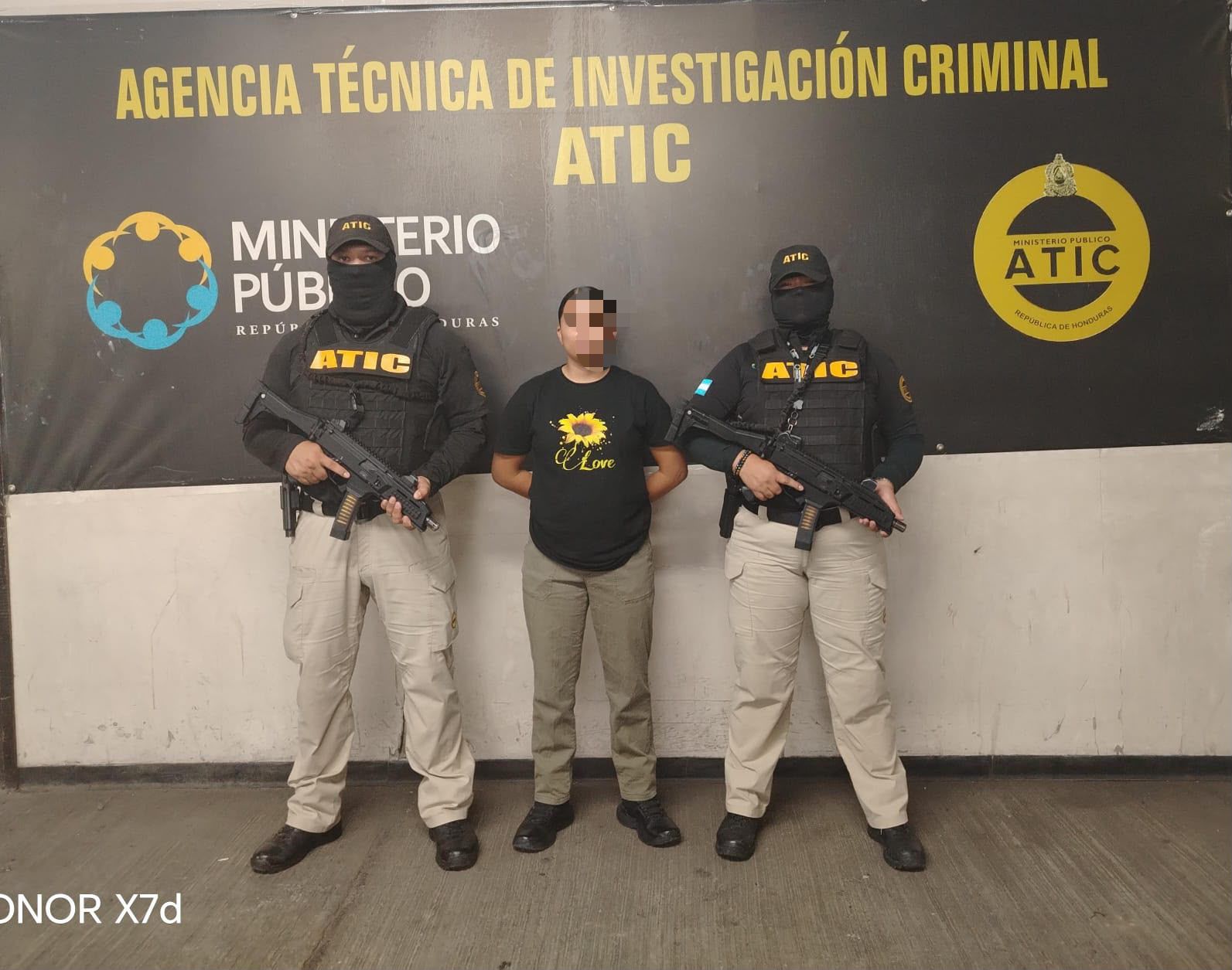 Detienen a un policía señalado por la muerte violenta de un miembro de la Fuerza Naval en Tegucigalpa