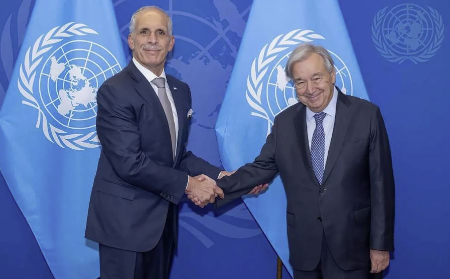 Nasry Asfura y António Guterres debaten medidas contra la corrupción y el cambio climático