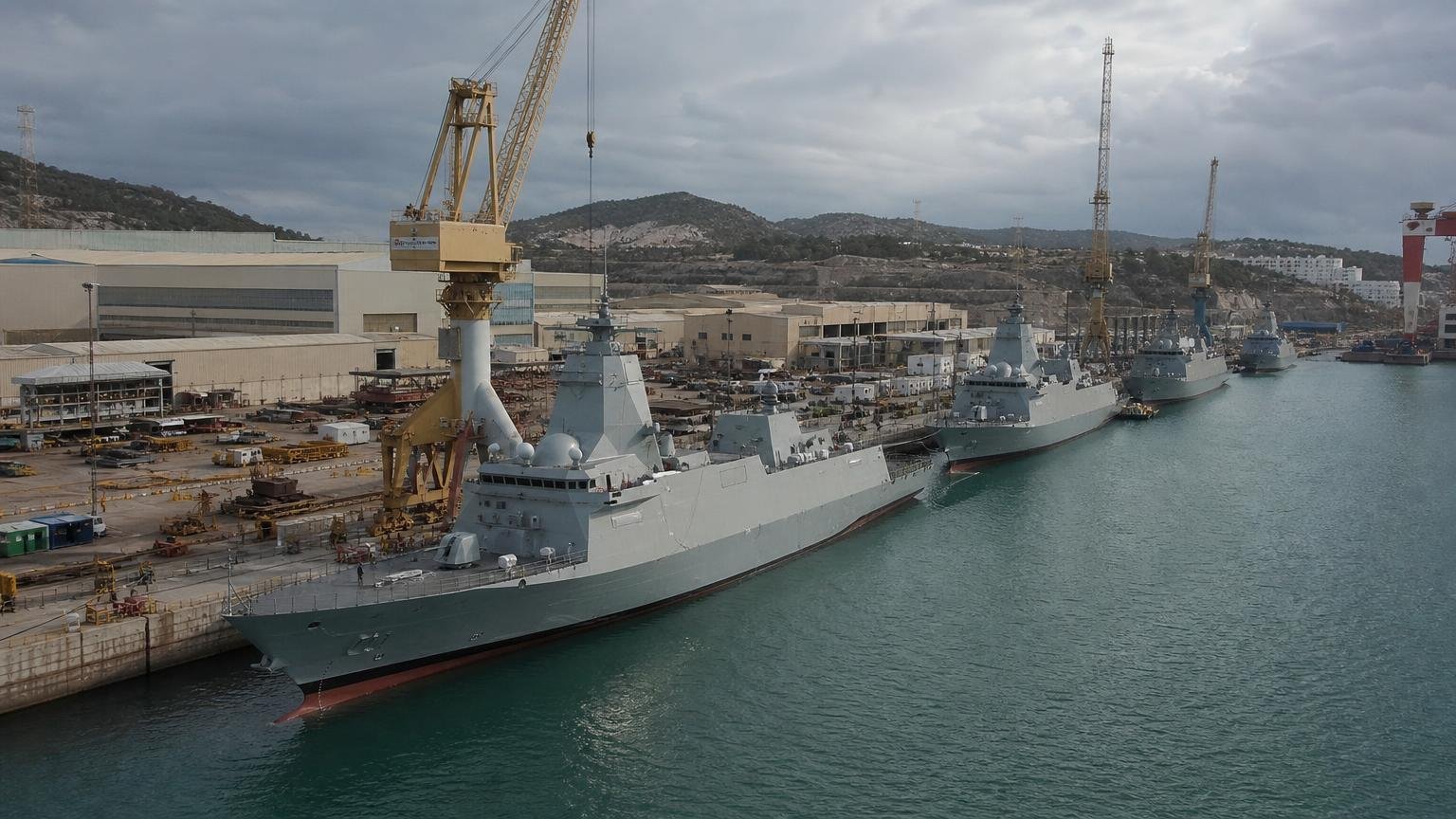 El mayor contrato de la historia de los astilleros españoles lo firmó un país del Golfo Pérsico y los cinco barcos ya están entregados