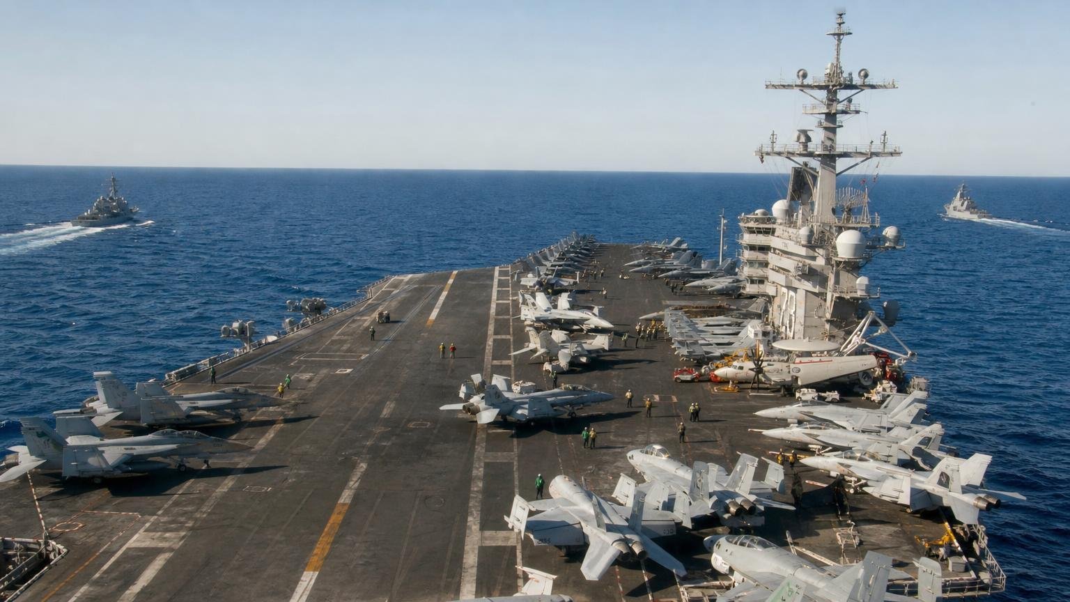 Estados Unidos tiene 11 portaaviones nucleares en servicio y ningún otro país del mundo pasa de tres