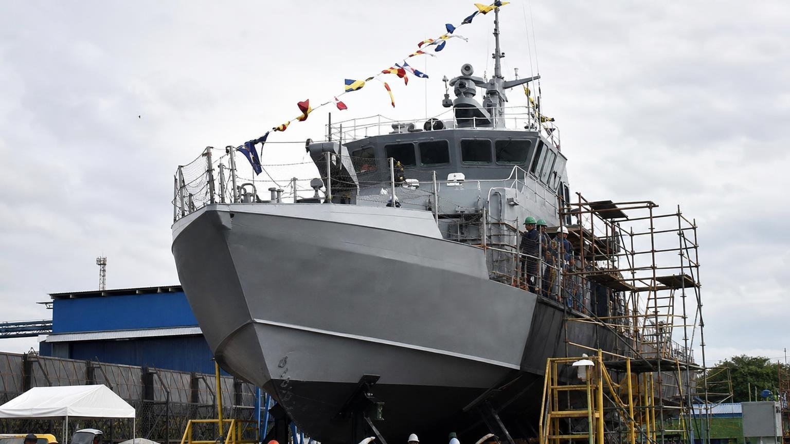 Hasta Estados Unidos lo reconoce: el patrullero que se construye en un astillero de Cartagena es el mejor de su clase en todo el Caribe