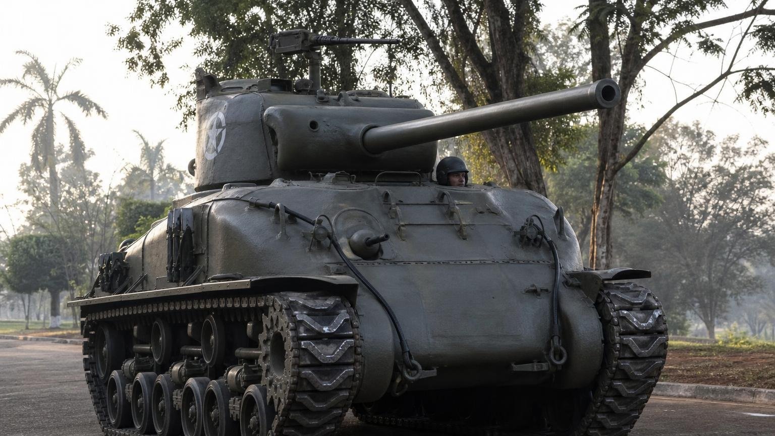 Los últimos tanques Sherman de la Segunda Guerra Mundial en servicio en todo el mundo están en Paraguay y ya pasan de los 80 años