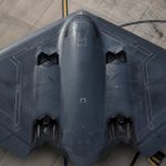 Una foto tomada desde arriba reveló lo que el bombardero más secreto de Estados Unidos escondía en sus motores