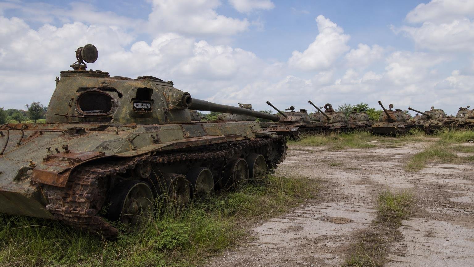 Cuba tiene uno de los ejércitos más grandes de América Latina y la mayoría de sus tanques no se mueve desde 1991 por falta de combustible