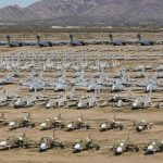 El cementerio de aviones de Arizona guarda más aviones militares que toda la Fuerza Aérea española en servicio