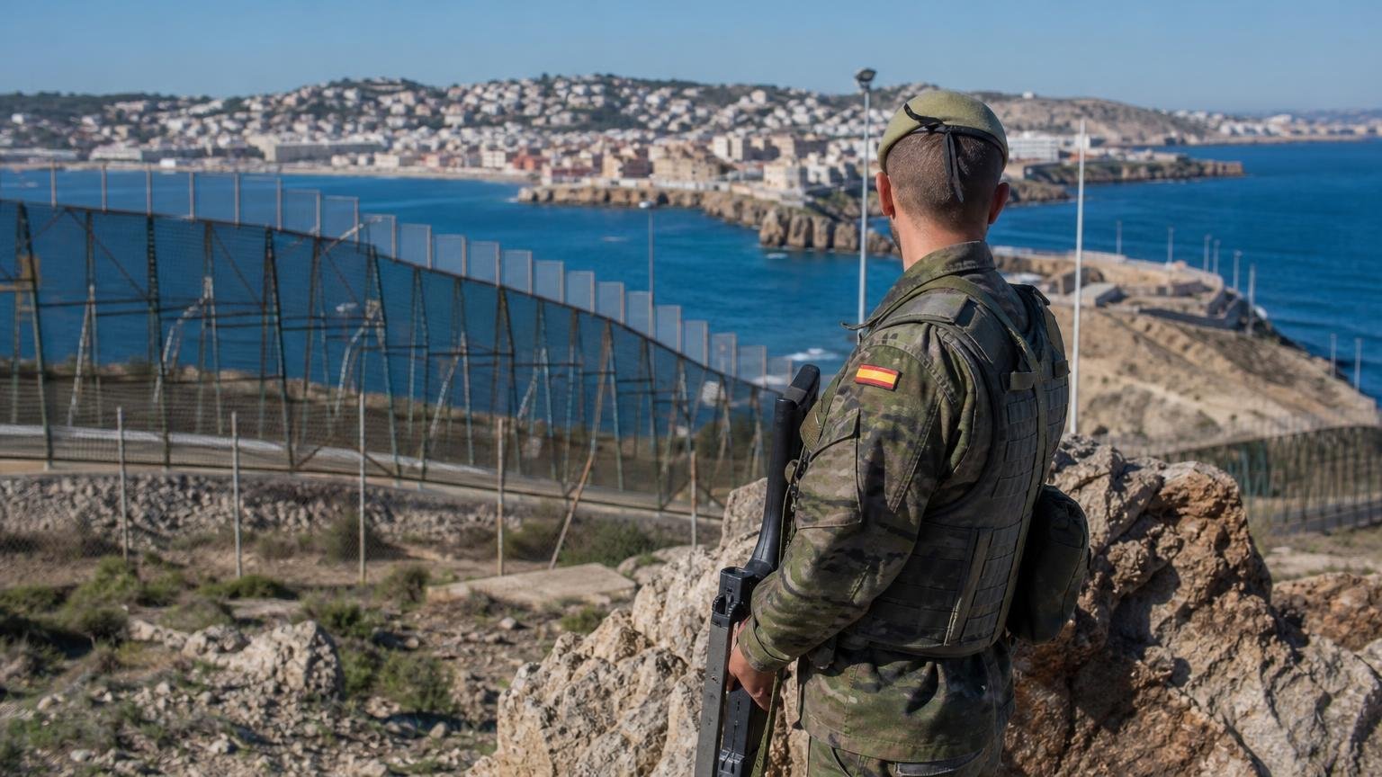 El ejército español mantiene miles de soldados en dos ciudades de África y es el único de Europa con una frontera terrestre en ese continente
