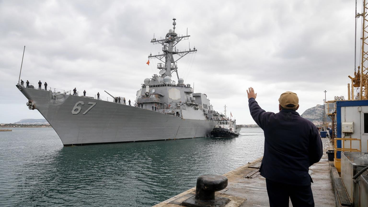 La marina de Estados Unidos eligió un puerto español para sus destructores antimisiles y ahora pide quedarse con dos barcos más
