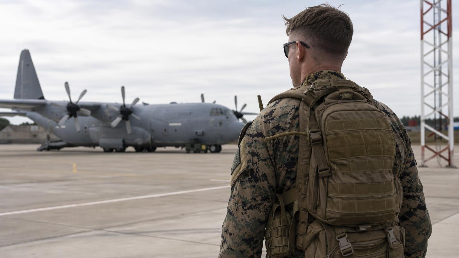 Los marines de Estados Unidos que vigilan África despegan desde una base cerca de Sevilla y España renovó el acuerdo sin anunciarlo