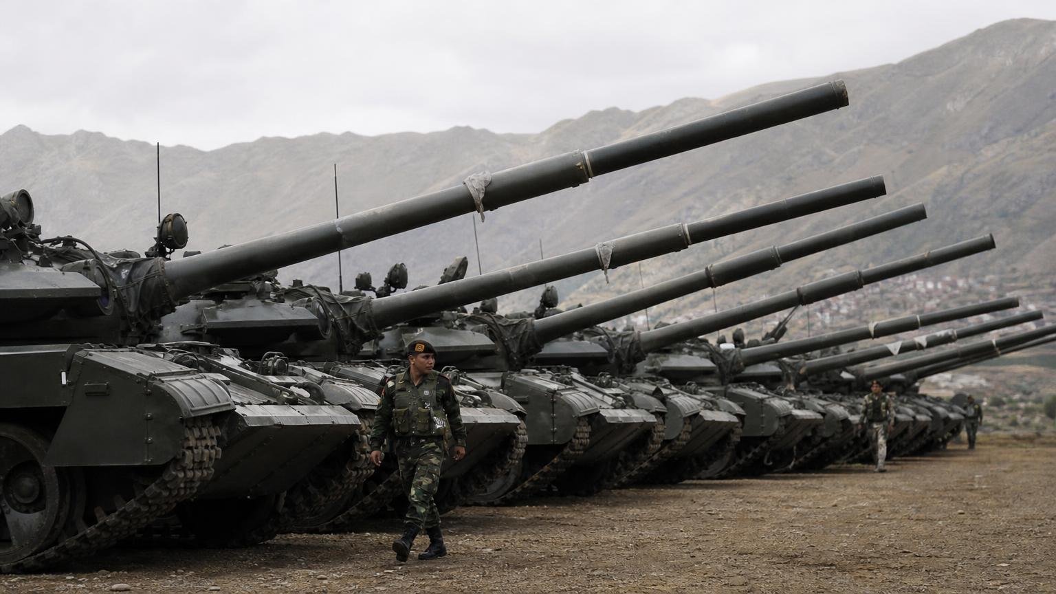Los tanques de Perú son soviéticos de los años 70 y siguen siendo los más numerosos de Sudamérica