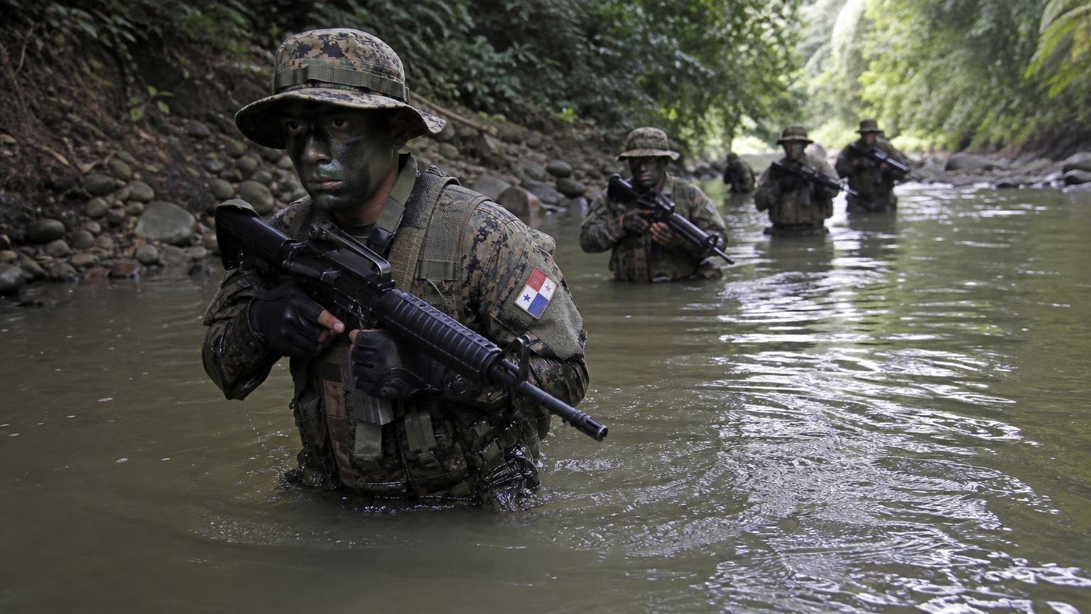Panamá no tiene ejército pero tiene fuerzas especiales entrenadas por Estados Unidos y operan en la selva del Darién